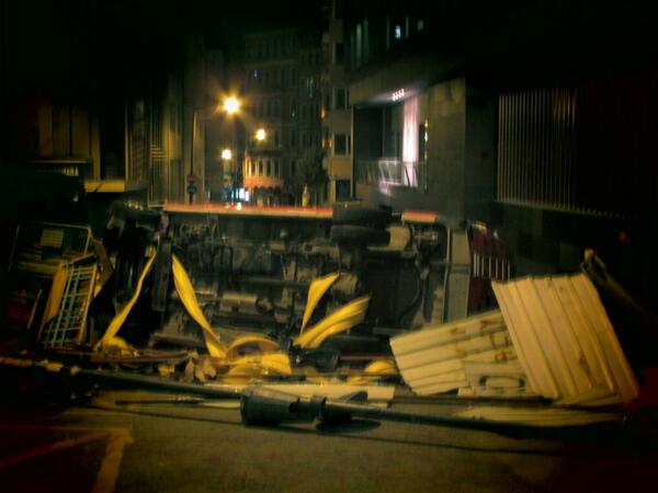 more barricaded streets around